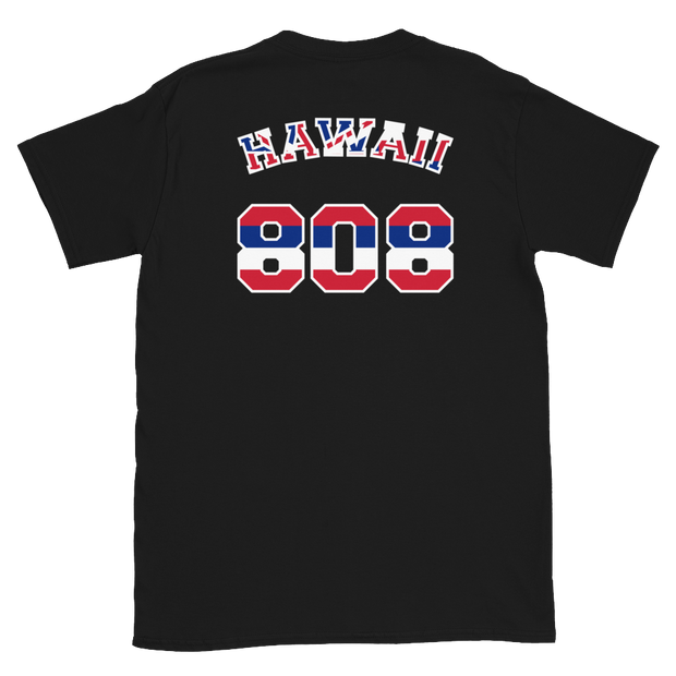 Hawaii 808 Union Jack - Flag Jersey with White Border (front/back) *ADULT SHORT SLEEVE*