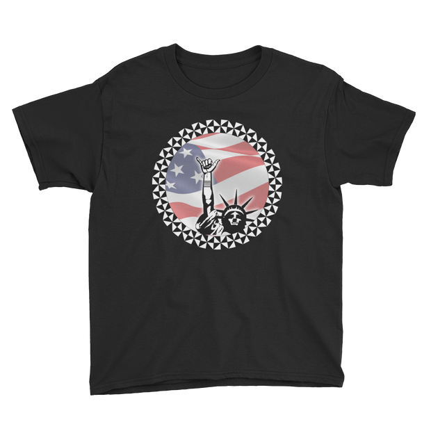 Shaka of Liberty - Stars and Stripes *KIDS SHORT SLEEVE*