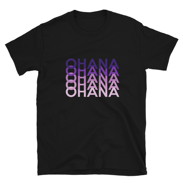 Purple Ohana Repeat *ADULT SHORT SLEEVE*