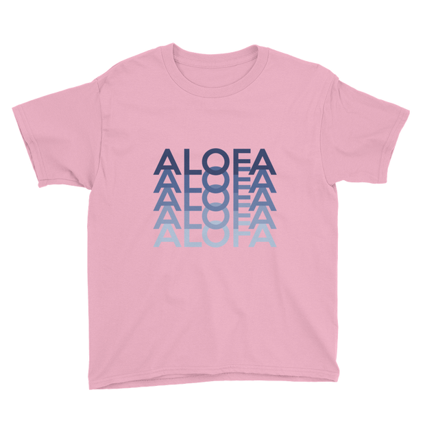 Blue Alofa Repeat *KIDS SHORT SLEEVE*