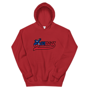 Samoa Script ~ Flag with Black Border *ADULT HOODIE*