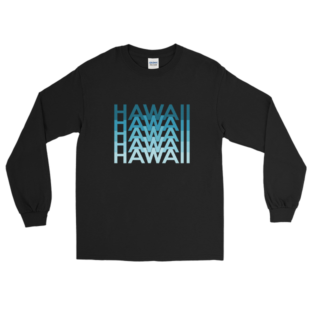 Blue Hawaii Repeat *ADULT LONG SLEEVE*