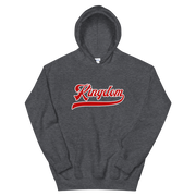 Kingdom Script ~ Red with White Border *ADULT HOODIE*