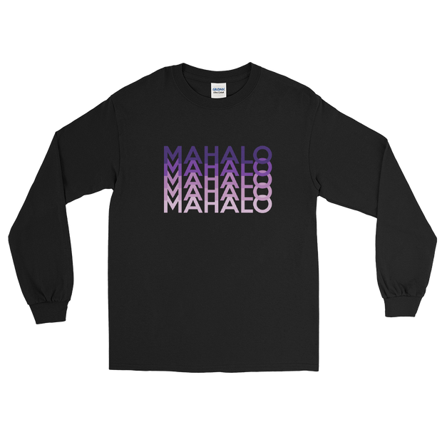 Purple Mahalo Repeat *ADULT LONG SLEEVE*