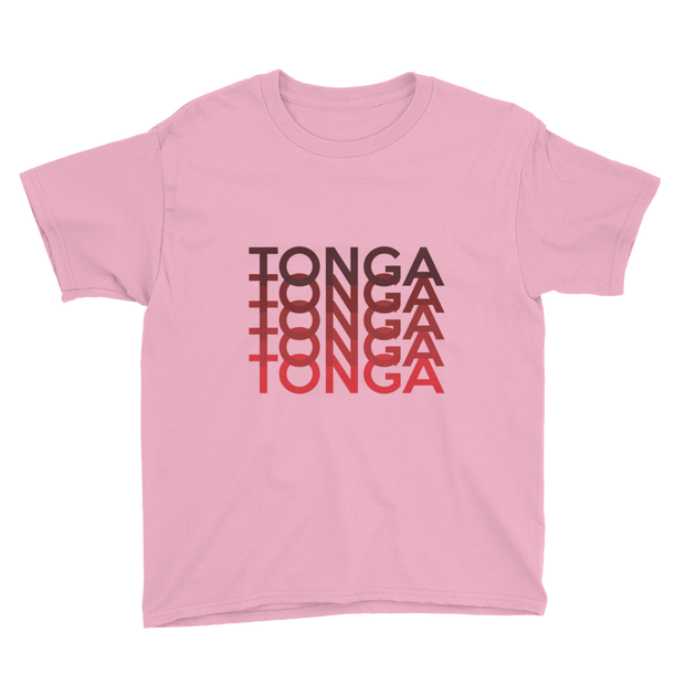 Red Tonga Repeat *KIDS SHORT SLEEVE*