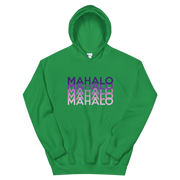 Purple Mahalo Repeat *ADULT HOODIE*