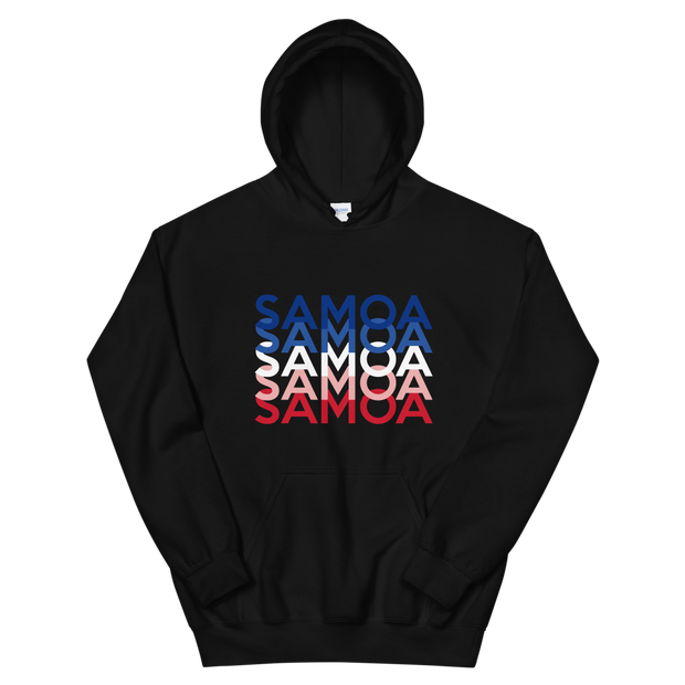 Red, White, and Blue Samoa Repeat *ADULT HOODIE*