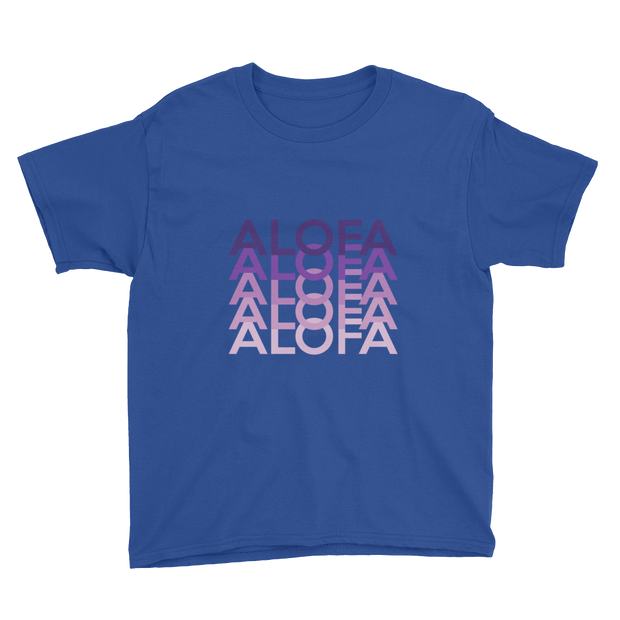 Purple Alofa Repeat *KIDS SHORT SLEEVE*