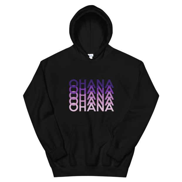 Purple Ohana Repeat *ADULT HOODIE*