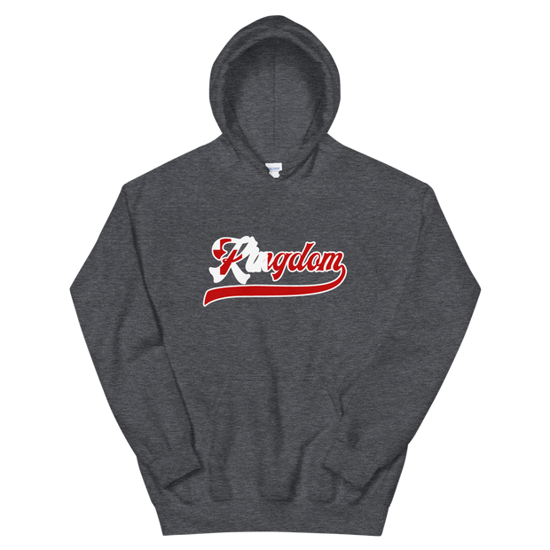 Kingdom Script ~ Flag with White Border *ADULT HOODIE*