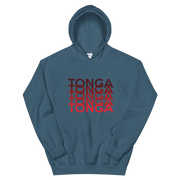 Red Tonga Repeat *ADULT HOODIE*