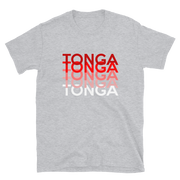 Red and White Tonga Repeat *ADULT SHORT SLEEVE*