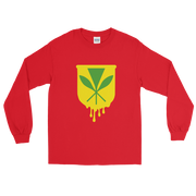 Kanaka Maoli Crest - Yellow *ADULT LONG SLEEVE*