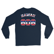 Hawaii 808 Union Jack - Flag Jersey with White Border (front/back) *ADULT LONG SLEEVE*