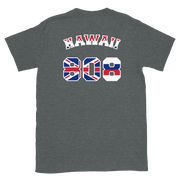 Hawaii 808 Sovereignty - Flag Jersey with White Border (front/back) *ADULT SHORT SLEEVE*