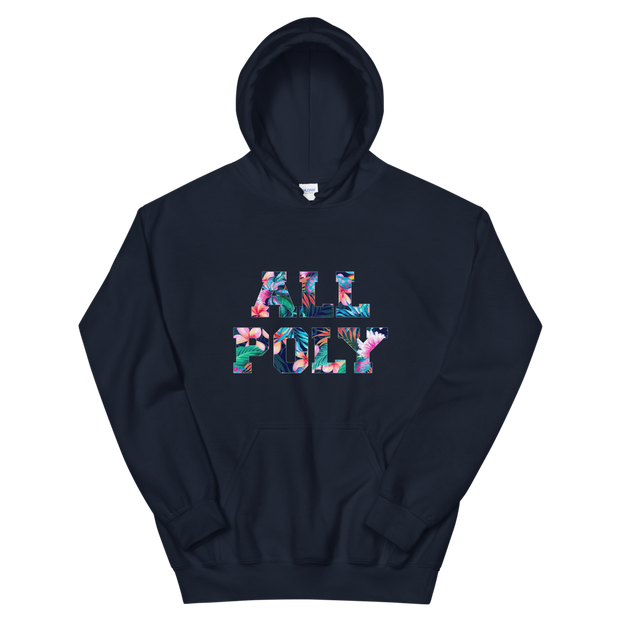 ALL POLY Floral ~ Signature *ADULT HOODIE*