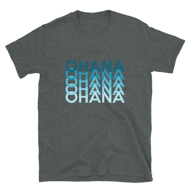 Blue Ohana Repeat *ADULT SHORT SLEEVE*