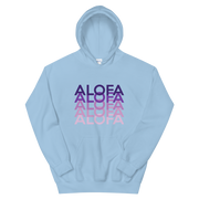 Purple Alofa Repeat *ADULT HOODIE*