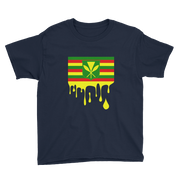 Drip Kanaka Maoli - Flag Horizontal *KIDS SHORT SLEEVE*