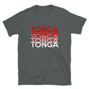 Red and White Tonga Repeat *ADULT SHORT SLEEVE*