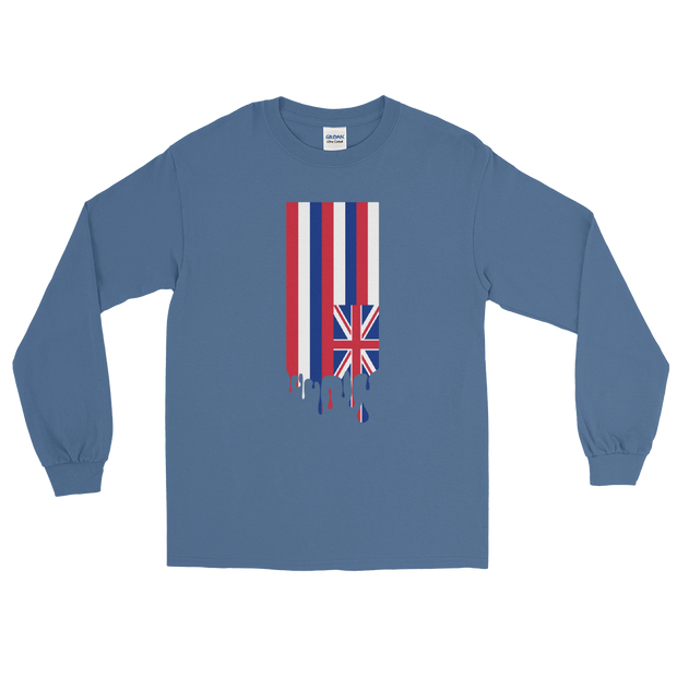 Drip Hawaii Sovereignty - Flag Vertical *ADULT LONG SLEEVE*