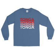 Red and White Tonga Repeat *ADULT LONG SLEEVE*