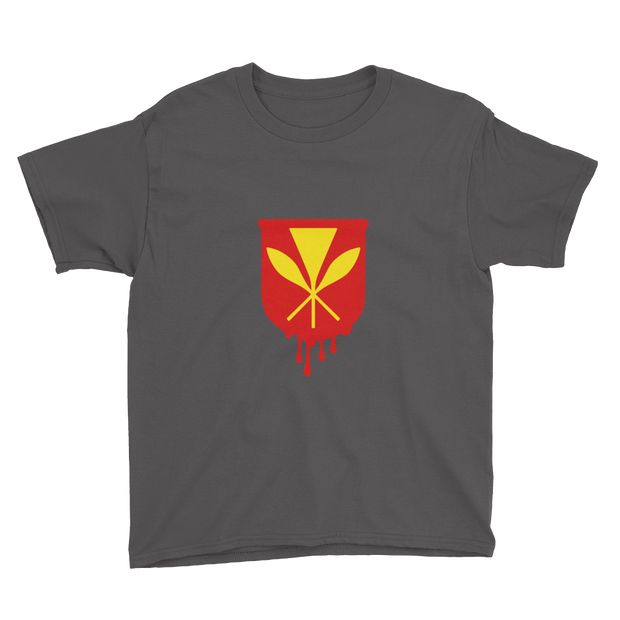 Kanaka Maoli Crest - Red *KIDS SHORT SLEEVE*