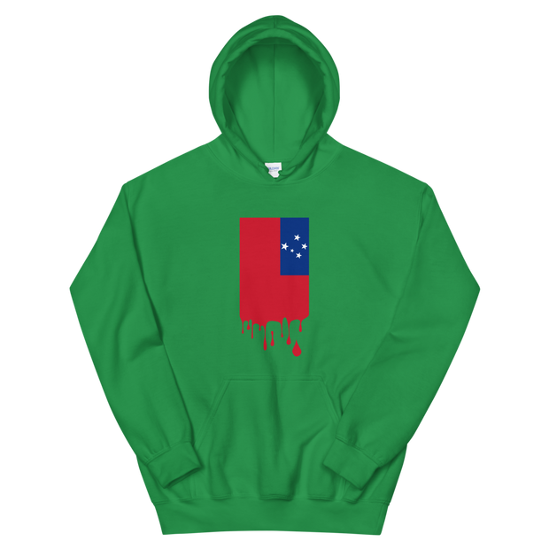 Drip Samoa - Flag Vertical *ADULT HOODIE*