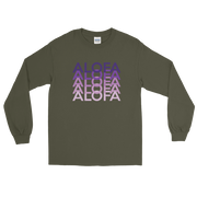 Purple Alofa Repeat *ADULT LONG SLEEVE*