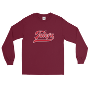 Talofa Script ~ Red with White Border *ADULT LONG SLEEVE*