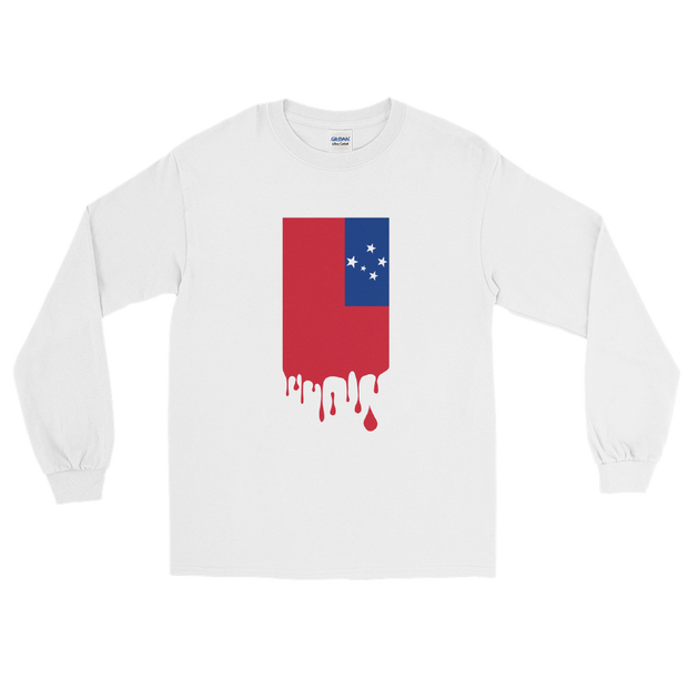 Drip Samoa - Flag Vertical *ADULT LONG SLEEVE*