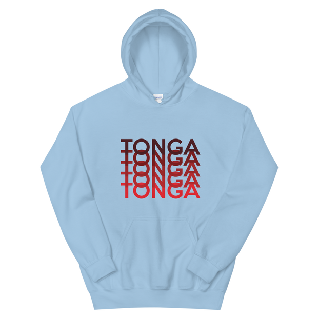 Red Tonga Repeat *ADULT HOODIE*