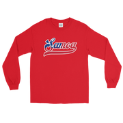 Samoa 685 - Flag with White Border (front/back) *ADULT LONG SLEEVE*