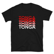 Red and White Tonga Repeat *ADULT SHORT SLEEVE*