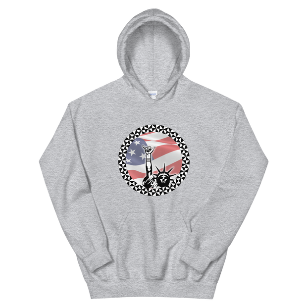 Shaka of Liberty - Stars and Stripes *ADULT HOODIE*