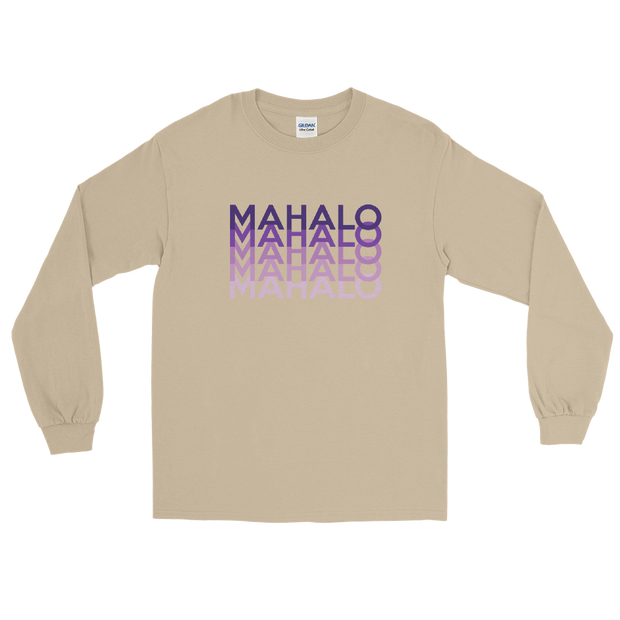 Purple Mahalo Repeat *ADULT LONG SLEEVE*