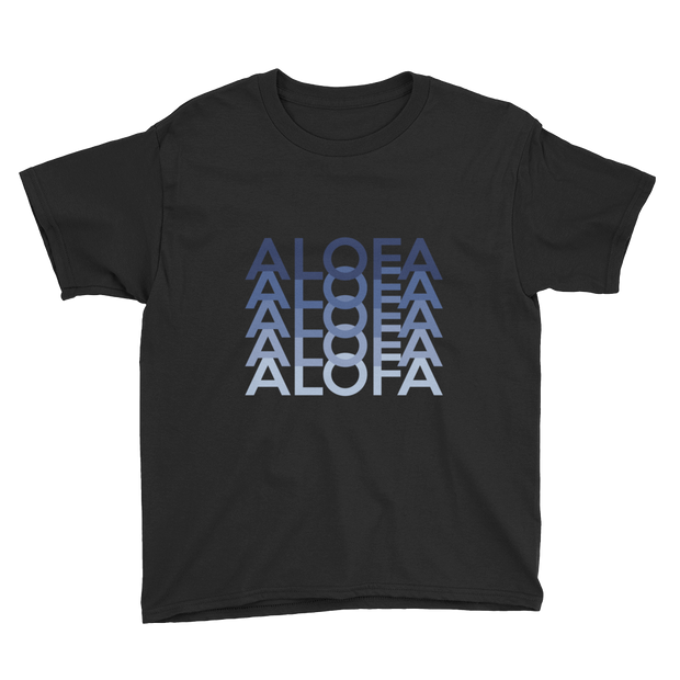 Blue Alofa Repeat *KIDS SHORT SLEEVE*