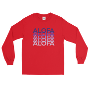 Purple Alofa Repeat *ADULT LONG SLEEVE*