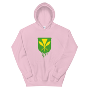 Kanaka Maoli Crest - Green *ADULT HOODIE*