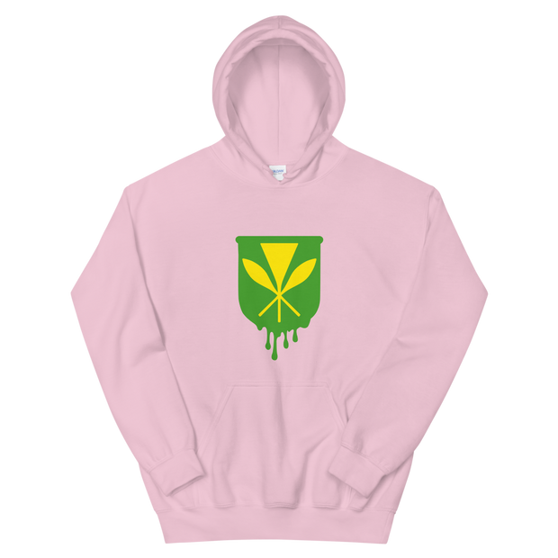 Kanaka Maoli Crest - Green *ADULT HOODIE*