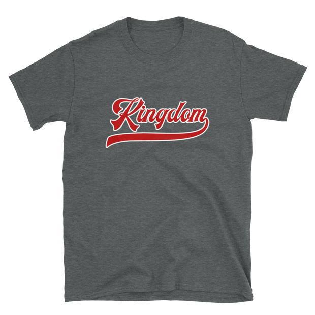 Kingdom Script ~ Red with White Border *ADULT SHORT SLEEVE*