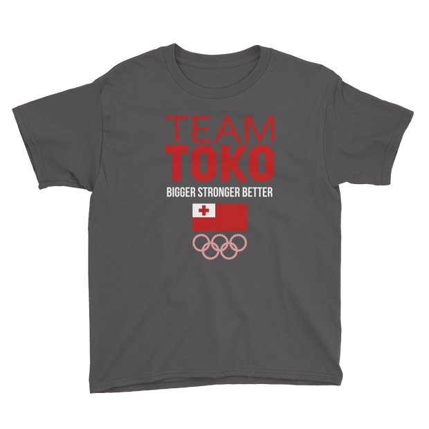 TEAM TOKO - Tonga Strong *KIDS SHORT SLEEVE*