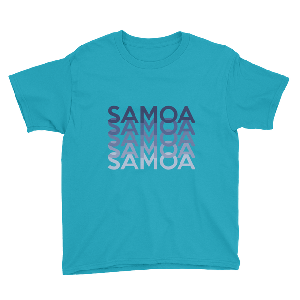 Blue Samoa Repeat *KIDS SHORT SLEEVE*