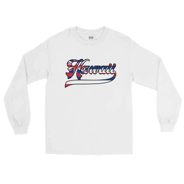 Hawaii Union Jack - Flag with Black Border *ADULT LONG SLEEVE*