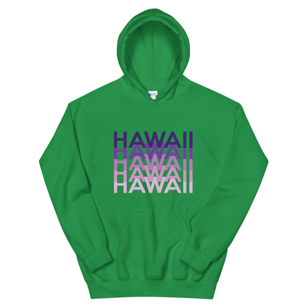 Purple Hawaii Repeat *ADULT HOODIE*