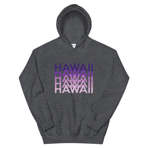 Purple Hawaii Repeat *ADULT HOODIE*