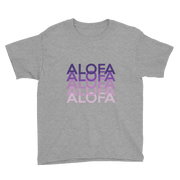 Purple Alofa Repeat *KIDS SHORT SLEEVE*