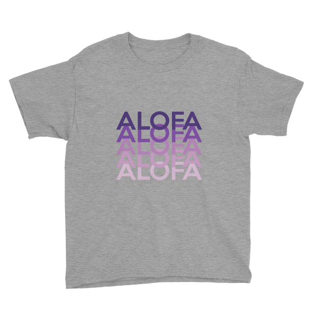 Purple Alofa Repeat *KIDS SHORT SLEEVE*