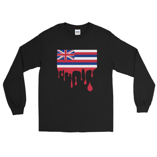 Drip Hawaii Union Jack - Flag Horizontal *ADULT LONG SLEEVE*