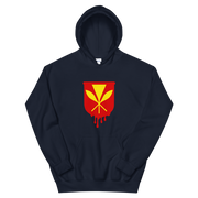 Kanaka Maoli Crest - Red *ADULT HOODIE*